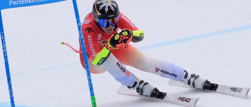Die Schweizerin Lara Gut-Behrami feierte in Garmisch-Partenkirchen ihren ersten Saisonsieg.