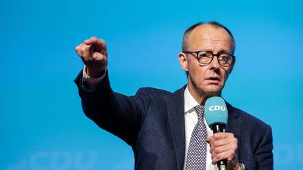 Friedrich Merz beim Neujahrempfang.
