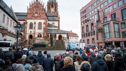 Gedenkgottesdienst für die Opfer der Messerattacke. 