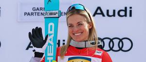 Zum ersten Mal in dieser Saison Erste: Lara Gut-Behrami.