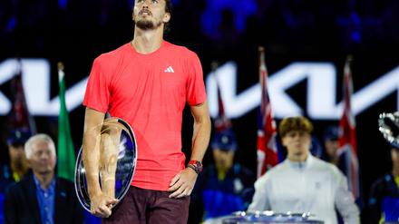 Alexander Zverev wurde bei der Zeremonie von einem Zwischenruf einer Zuschauerin gestört