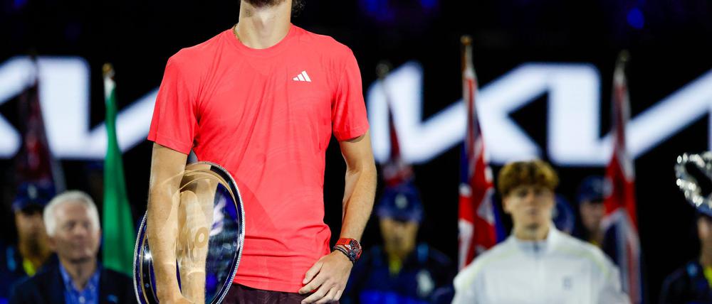 Alexander Zverev wurde bei der Zeremonie von einem Zwischenruf einer Zuschauerin gestört