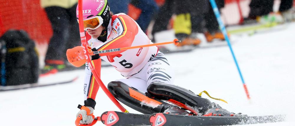 Linus Straßer fuhr im Slalom von Kitzbühl auf Platz fünf.