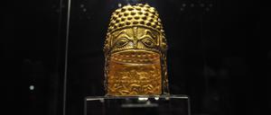 Den berühmten Goldhelm von Cotofenesti kennt in Rumänien jedes Kind.  
