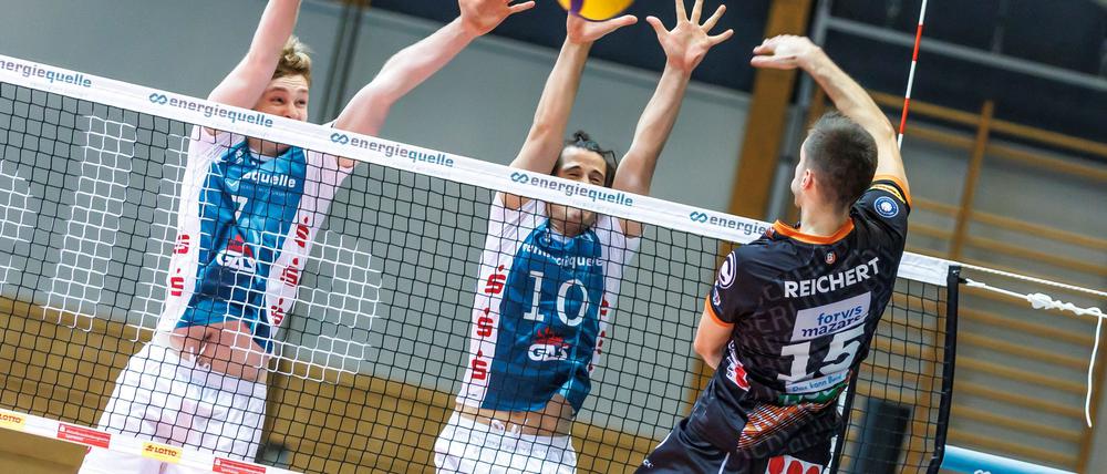 Die Brandenburger können gegen die Grizzlys nur einen Satz gewinnen.