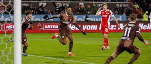 Morgan Guilavogui erzielte gegen den 1. FC Union einen Doppelpack.