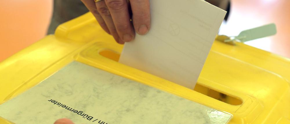In Kleinmachnow wird die Entscheidung, wer der nächste Bürgermeister wird, in einer Stichwahl fallen. (Symbolbild)