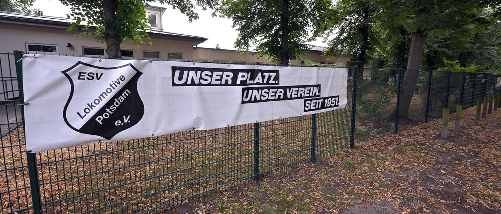Der ESV Lokomotive Potsdam kämpft seit Jahren um sein Vereinsgelände an der Berliner Straße.