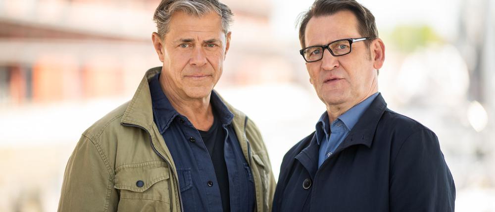 Den beiden Schauspielern Sven Martinek und Ingo Naujoks wird ihr Alter immer mehr bewusst. (Archivbild)