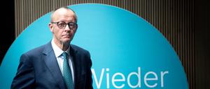 CDU-Chef Friedrich Merz nach der Vorstandssitzung seiner Partei am Montag