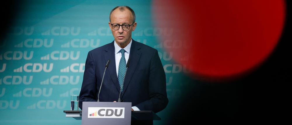 CDU-Chef Friedrich Merz