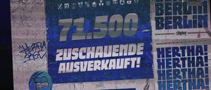 Weiß auf Blau: die neue Realität bei den Zuschauern.