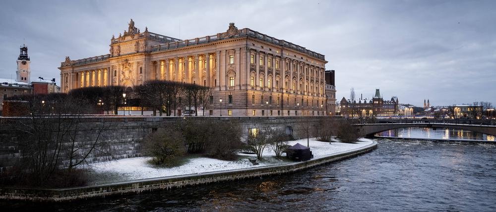 Das Parlamentsgebäude in Schweden.