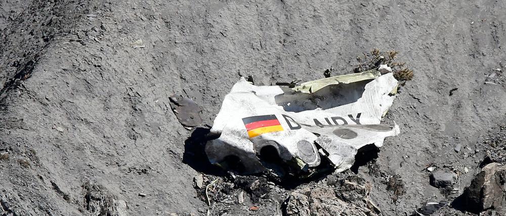 Nur noch Trümmer blieben von einem Germanwings-Flug nach Düsseldorf. (Archivbild)