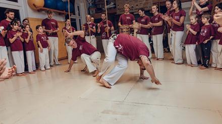 In der Capoeira Akademie in Friedrichshain-Kreuzberg dreht sich alles um den brasilianischen Kampfsport.  