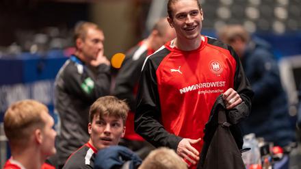 Spielmacher Juri Knorr kann im WM-Viertelfinale gegen Portugal mitwirken.