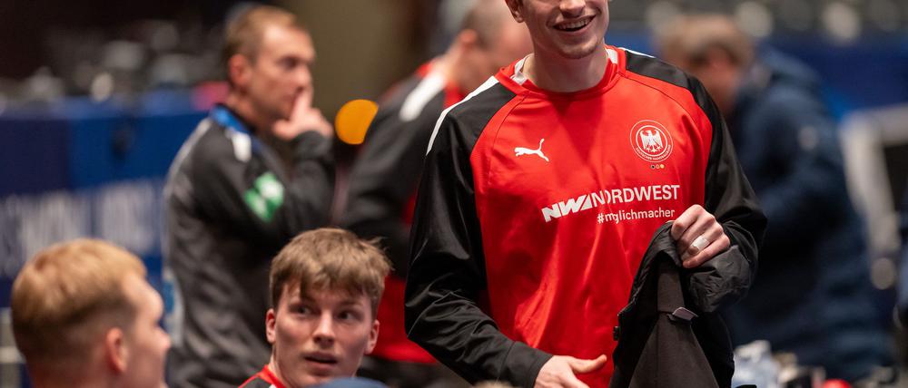 Spielmacher Juri Knorr kann im WM-Viertelfinale gegen Portugal mitwirken.