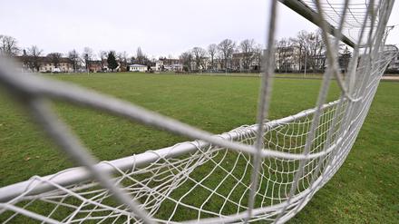 Der Sportplatz des ESV Lokomotive Potsdam.