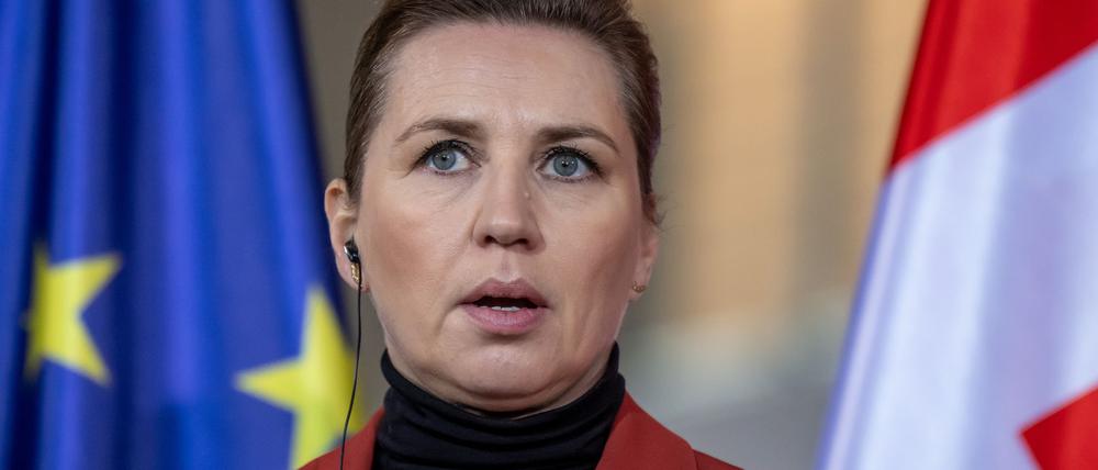 Um europäischen Rückhalt bemüht: Dänemarks Ministerpräsidentin Mette Frederiksen.