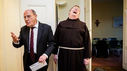 Der Linken-Politiker Gregor Gysi war das bekannteste Gesicht der Kandidatenrunde in Berlin Pankow.