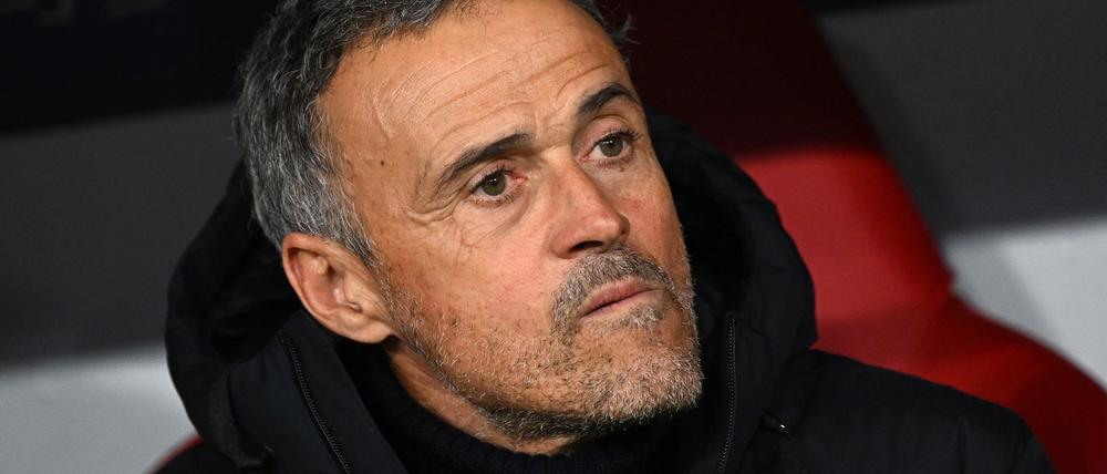 Trainer Luis Enrique trifft mit PSG auf den VfB Stuttgart.