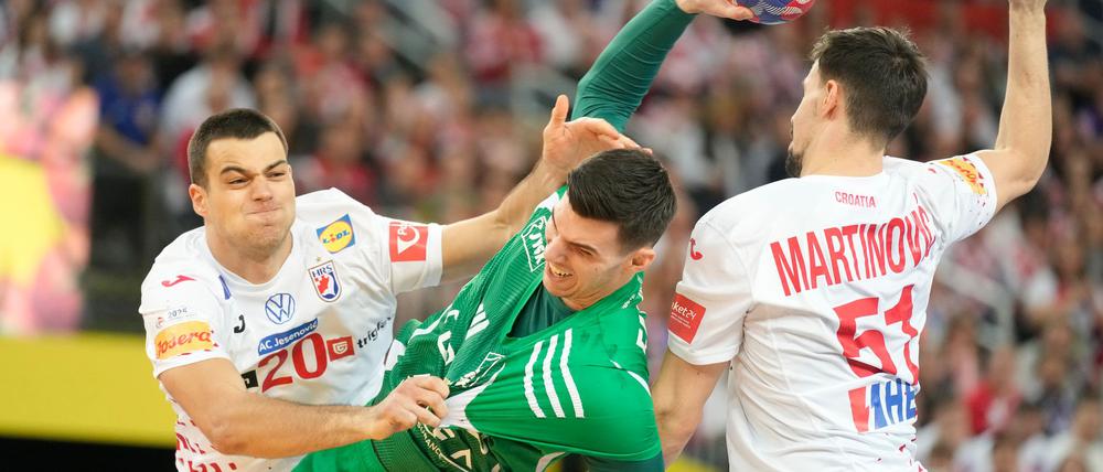 Lieferten sich ein spannendes WM-Viertelfinale: Kroatien und Ungarn.