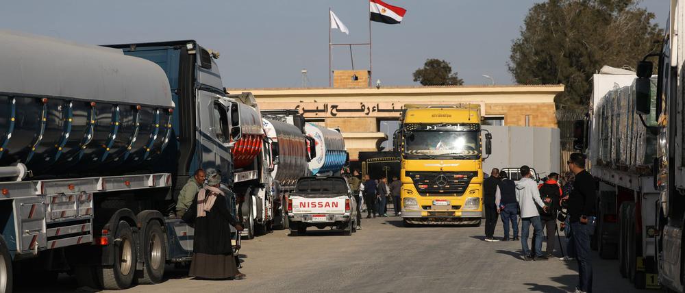 Deutsche Grenzschützer sollen bei der Sicherheit am Grenzübergang helfen. (Archivbild)