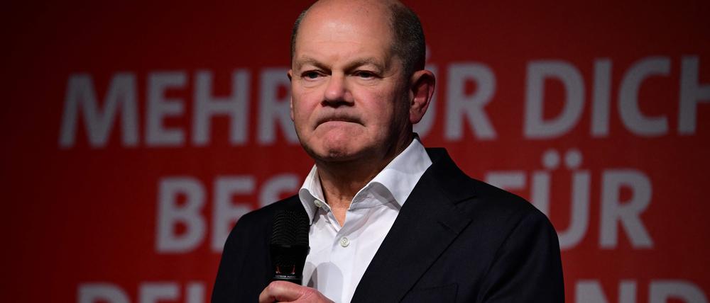 Kanzler Olaf Scholz (SPD).