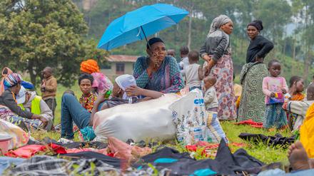 Flüchtlinge aus dem Ostkongo in Ruanda.