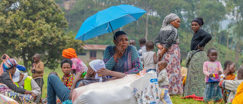 Flüchtlinge aus dem Ostkongo in Ruanda.