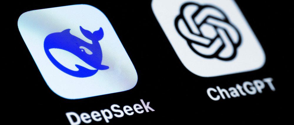 Logo der KI-App Deepseek.
