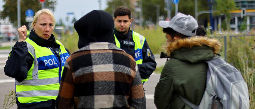 Kontrollen an den Grenzen.