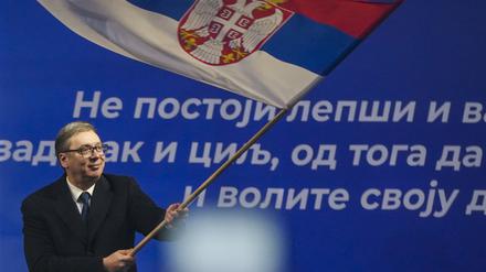 Serbiens russlandnaher Präsident Aleksandar Vučić 