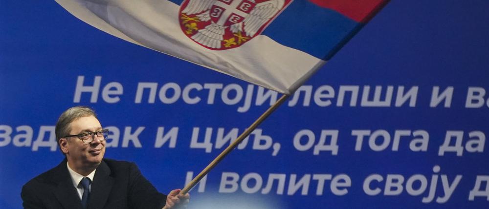 Serbiens russlandnaher Präsident Aleksandar Vučić
