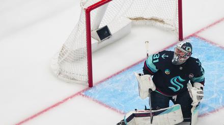 Spielt seine schwächste NHL-Saison seit Jahren: Philipp Grubauer.
