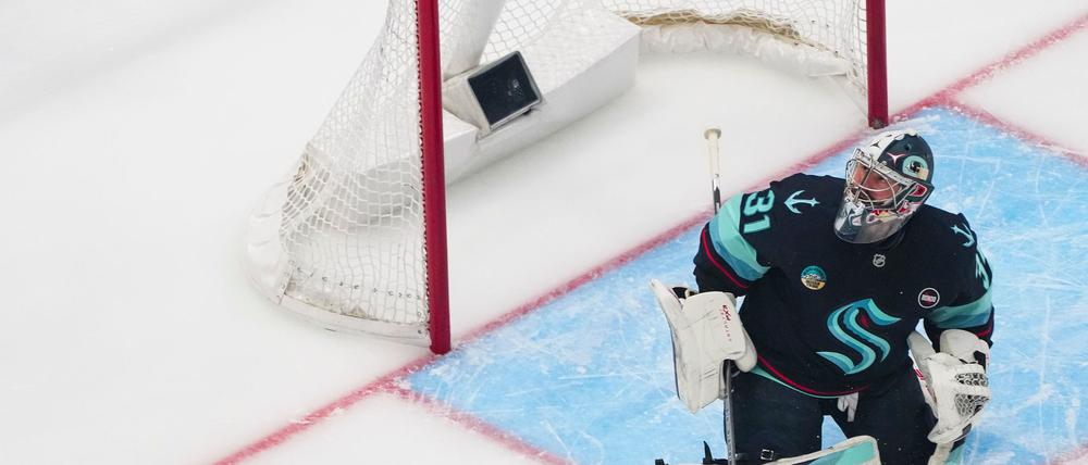 Spielt seine schwächste NHL-Saison seit Jahren: Philipp Grubauer.