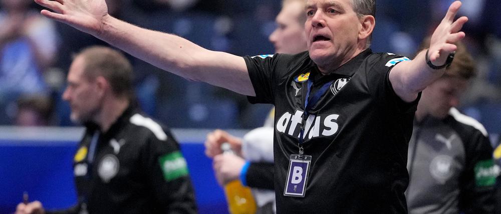 Bundestrainer Alfred Gislason und die deutschen Handballer scheitern im WM-Viertelfinale. 