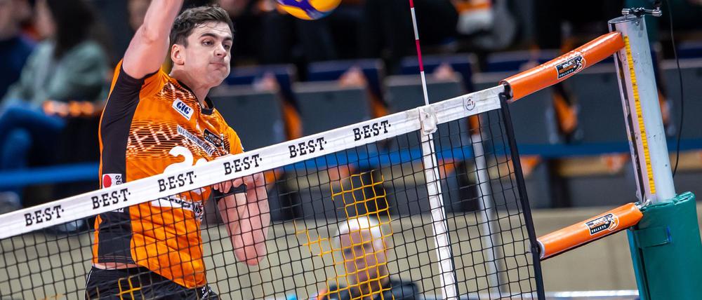 Jake Hanes von den BR Volleys war auch gegen Warschau der überragende Angreifer.