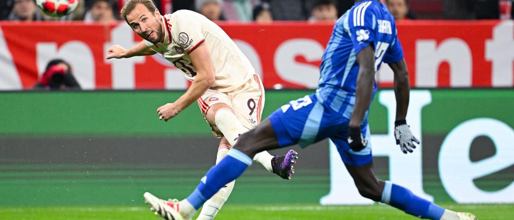 Münchens Harry Kane im Spiel gegen Bratislava.