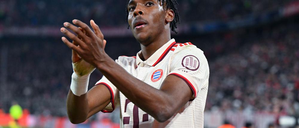 Vorm Abschied: Mathys Tel nach dem Spiel gegen Bratislava.