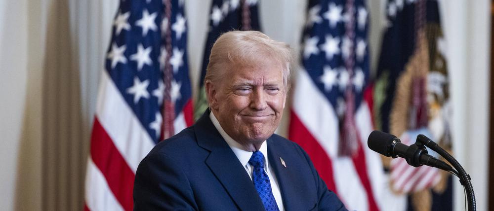 Präsident Donald Trump spricht im Weißen Haus (Archivbild).