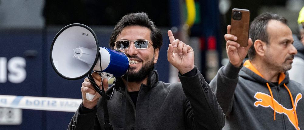 Salwan Momika bei einer seiner Aktionen am 3. September 2023 in Malmö.