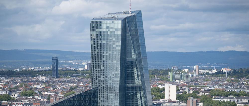 Die Europäische Zentralbank (EZB) in Frankfurt am Main.