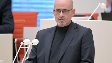 Der Brandenburger BSW-Landtagsfraktionschef Niels-Olaf Lüders nennt die Schwerpunkte für dieses Jahr. (Archivbild)