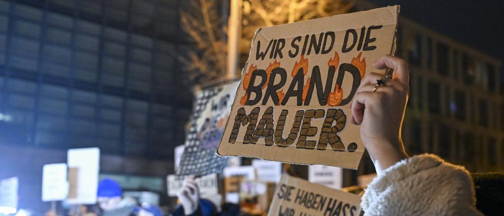 Demonstrationen in Berlin.