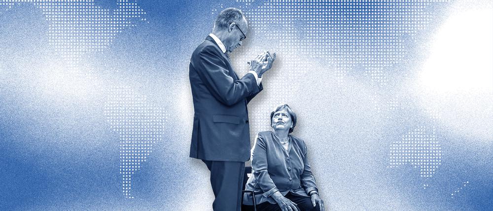 Merkel mahnt Merz
