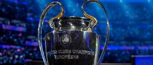Das Objekt der Begierde: der Pokal für den Champions-League-Sieger.