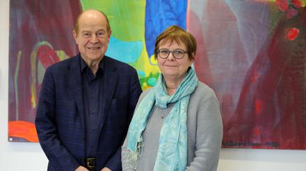 Barbara Höhle und Matthias Bräutigam wollen das Projekt Sprachpaten nach Potsdam bringen. 