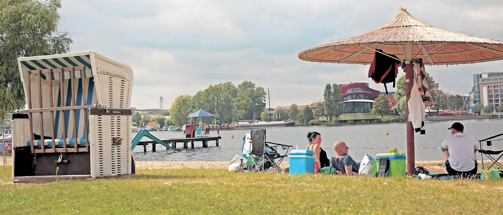 Sommer im Strandbad Babelsberg. Foto: Johanna Bergmann