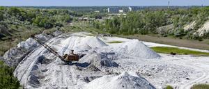 Eine Kaolin-Mine im ukrainischen Gebiet Saporischschja im Jahr 2017.